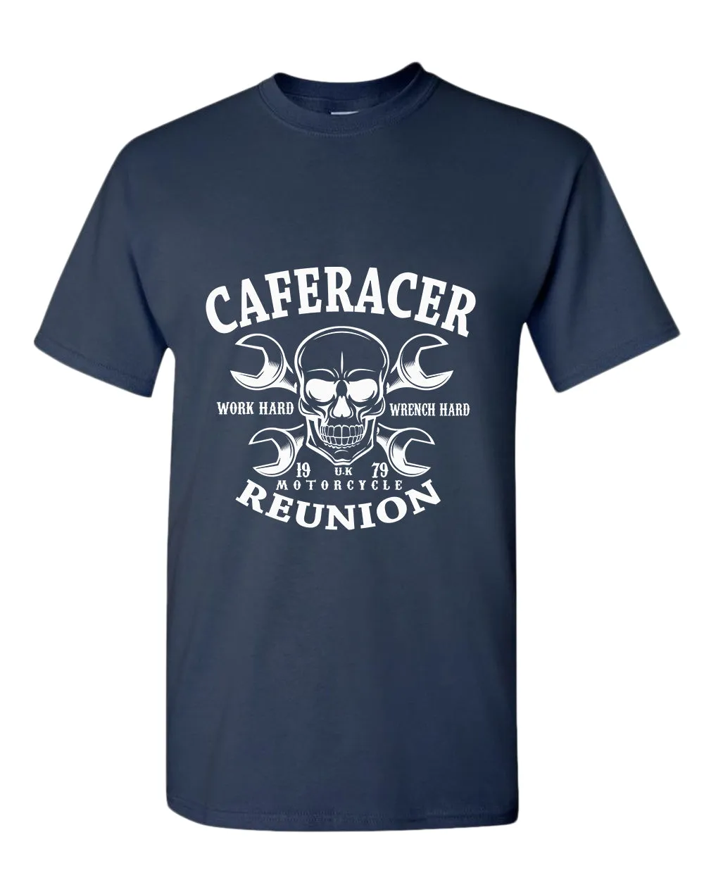 Work hard wrench hard motorcycle reunion t-shirt