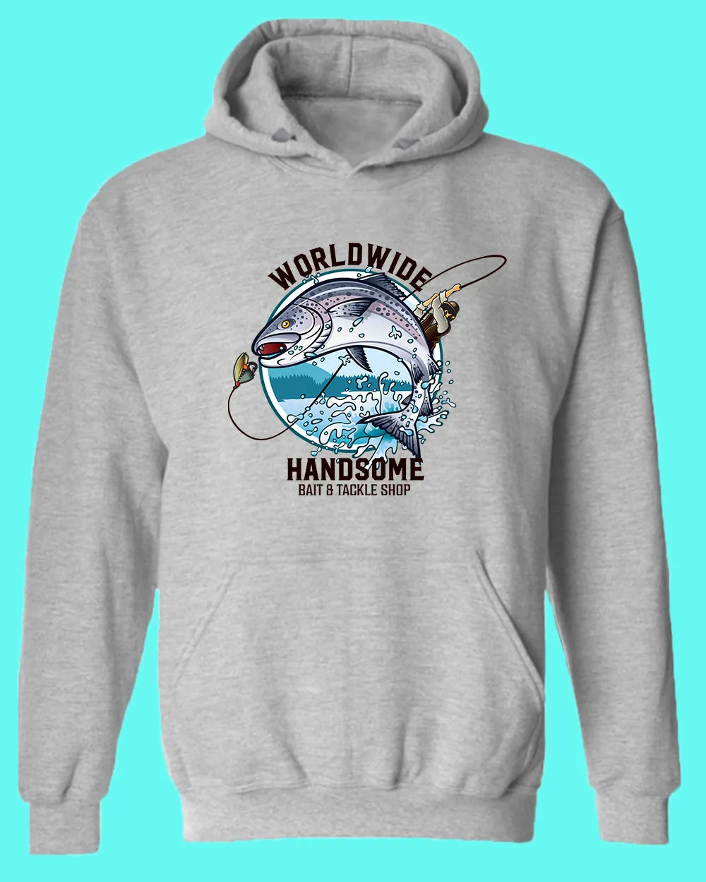 Worldwide Handsome bait and tackle shop hoodie, fishing tees