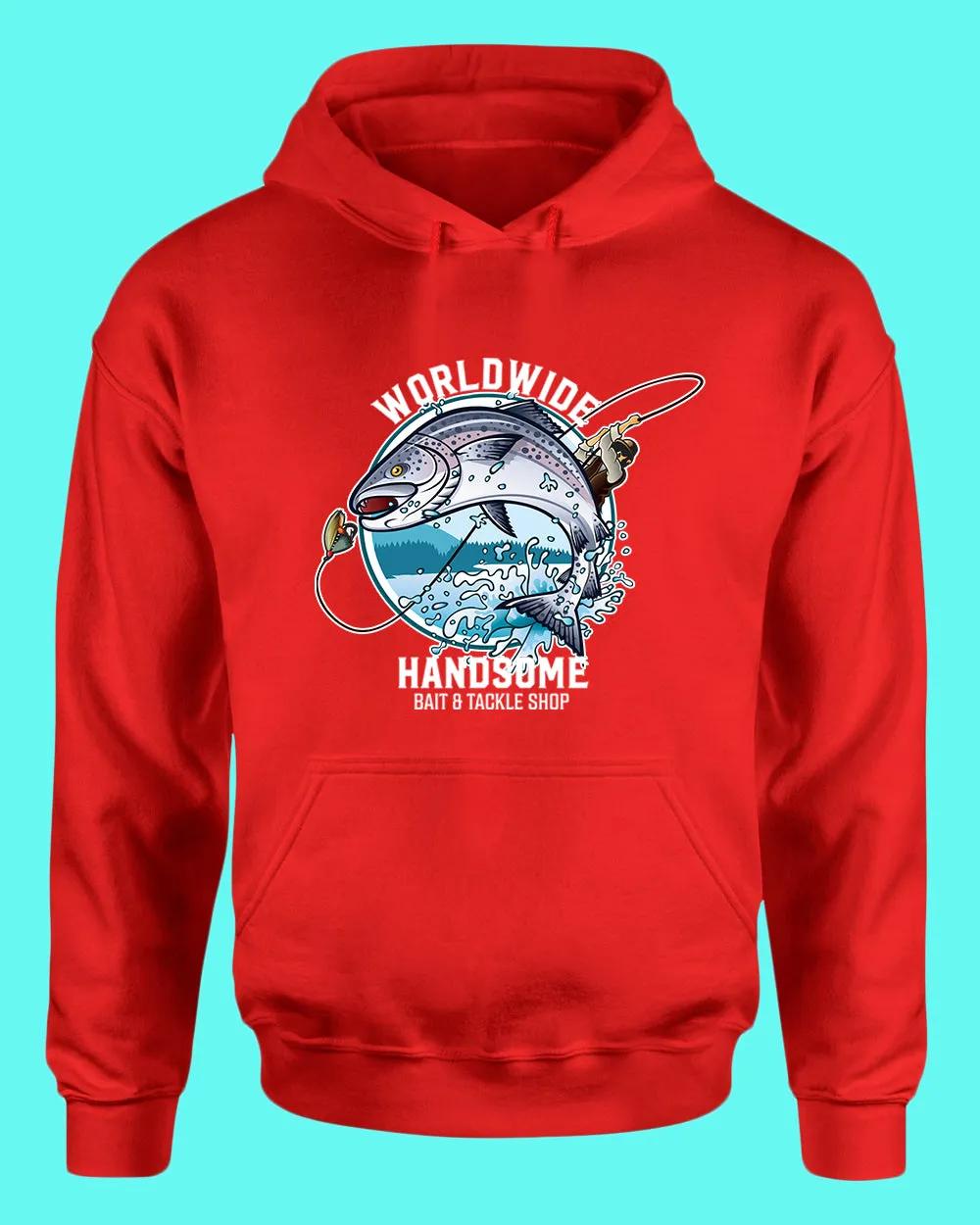Worldwide Handsome bait and tackle shop hoodie, fishing tees