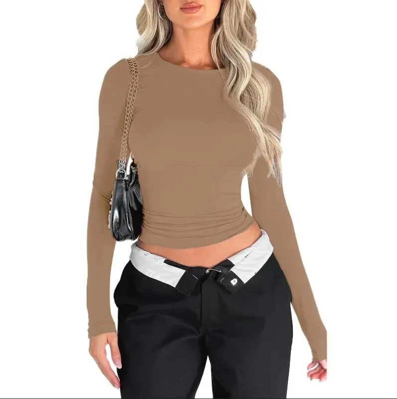 Y2K Long Sleeve Slim T-Shirts