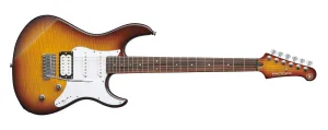 Yamaha PAC212VFM TBS 6-String RH Pacifica PAC212VFM Electric Guitar w/ Flamed Maple Top – Tobacco Brown Sunburst