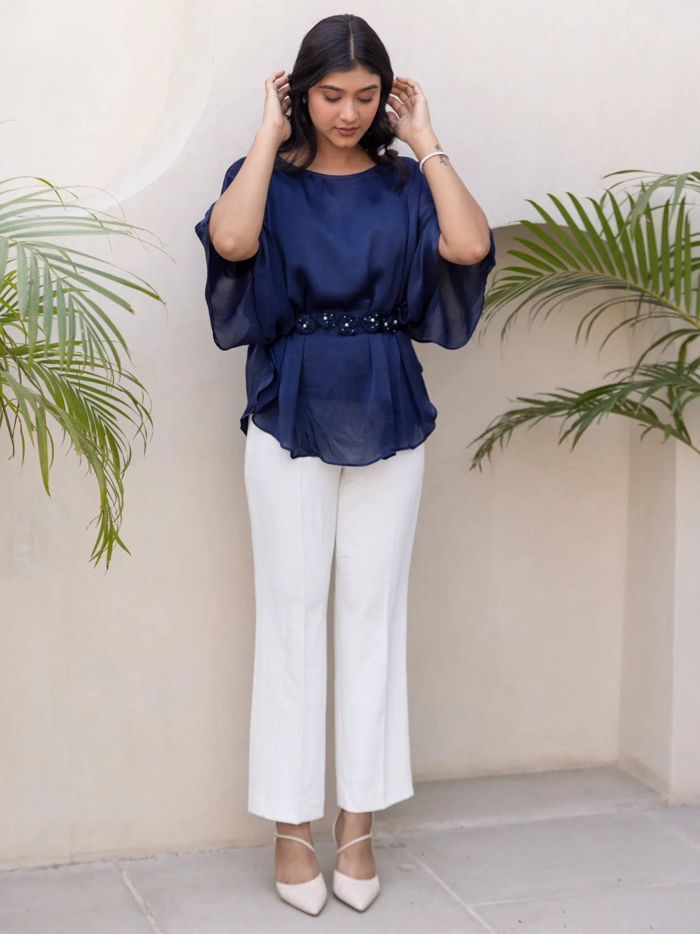 Yana Top - Navy Blue