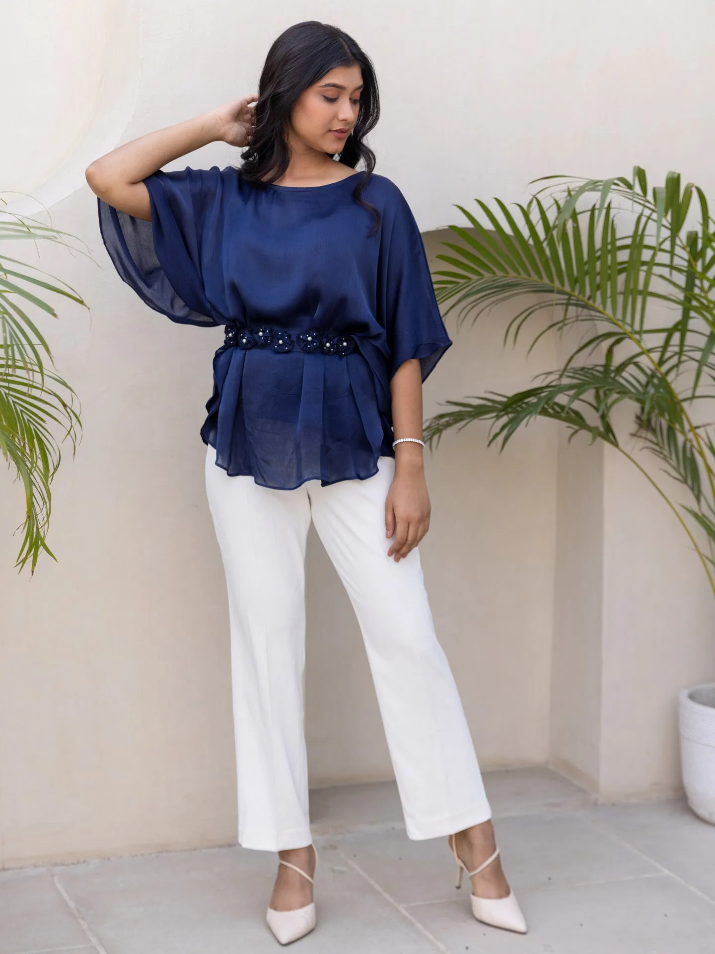 Yana Top - Navy Blue