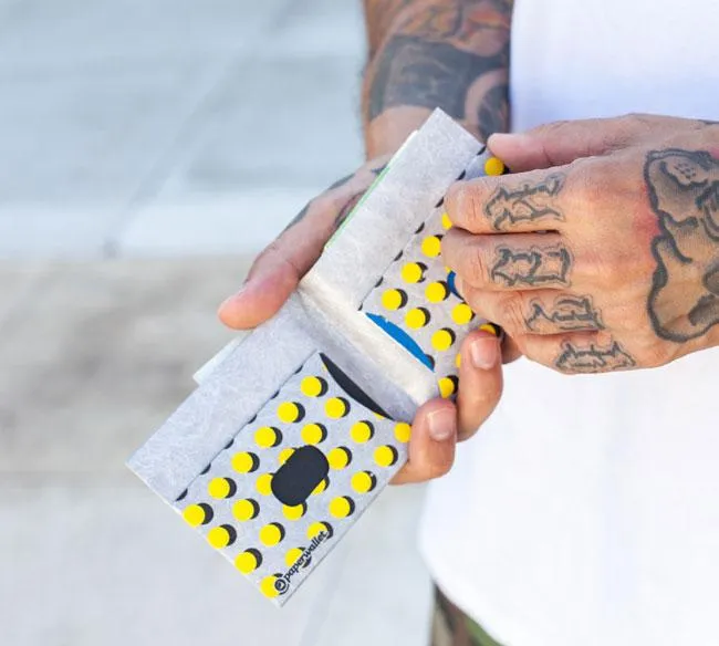 Yellow Dots | RFID Slim Wallet