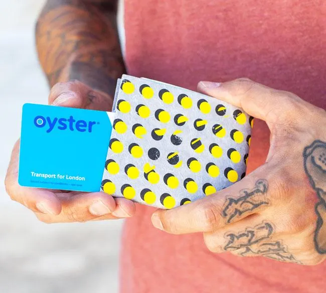 Yellow Dots | RFID Slim Wallet
