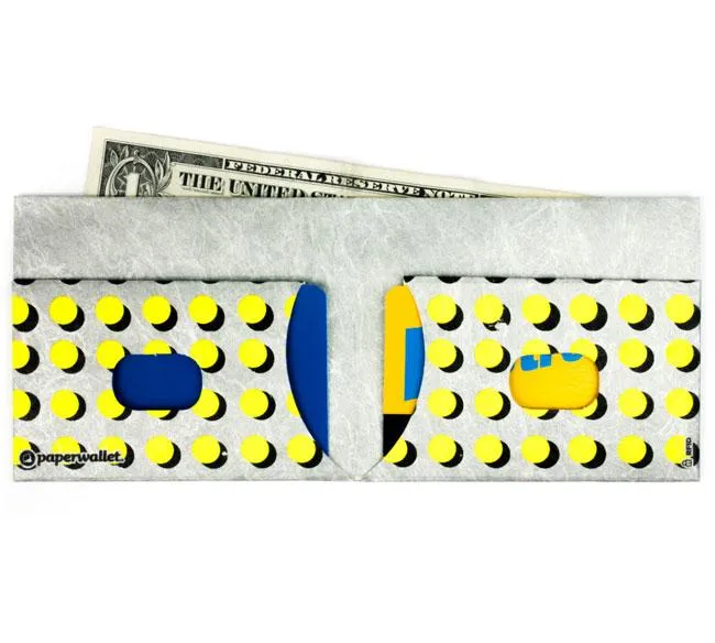 Yellow Dots | RFID Slim Wallet