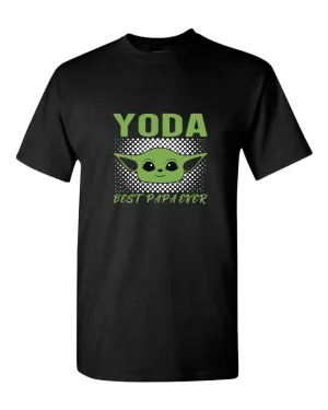 Yoda best papa ever t-shirt, galaxy dad t-shirt