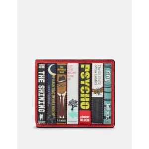 Yoshi Horror Bookworm Red Leather Wallet