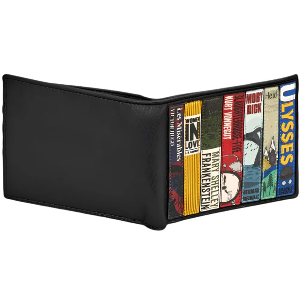 Yoshi Vegan Leather Bookworm Black Wallet