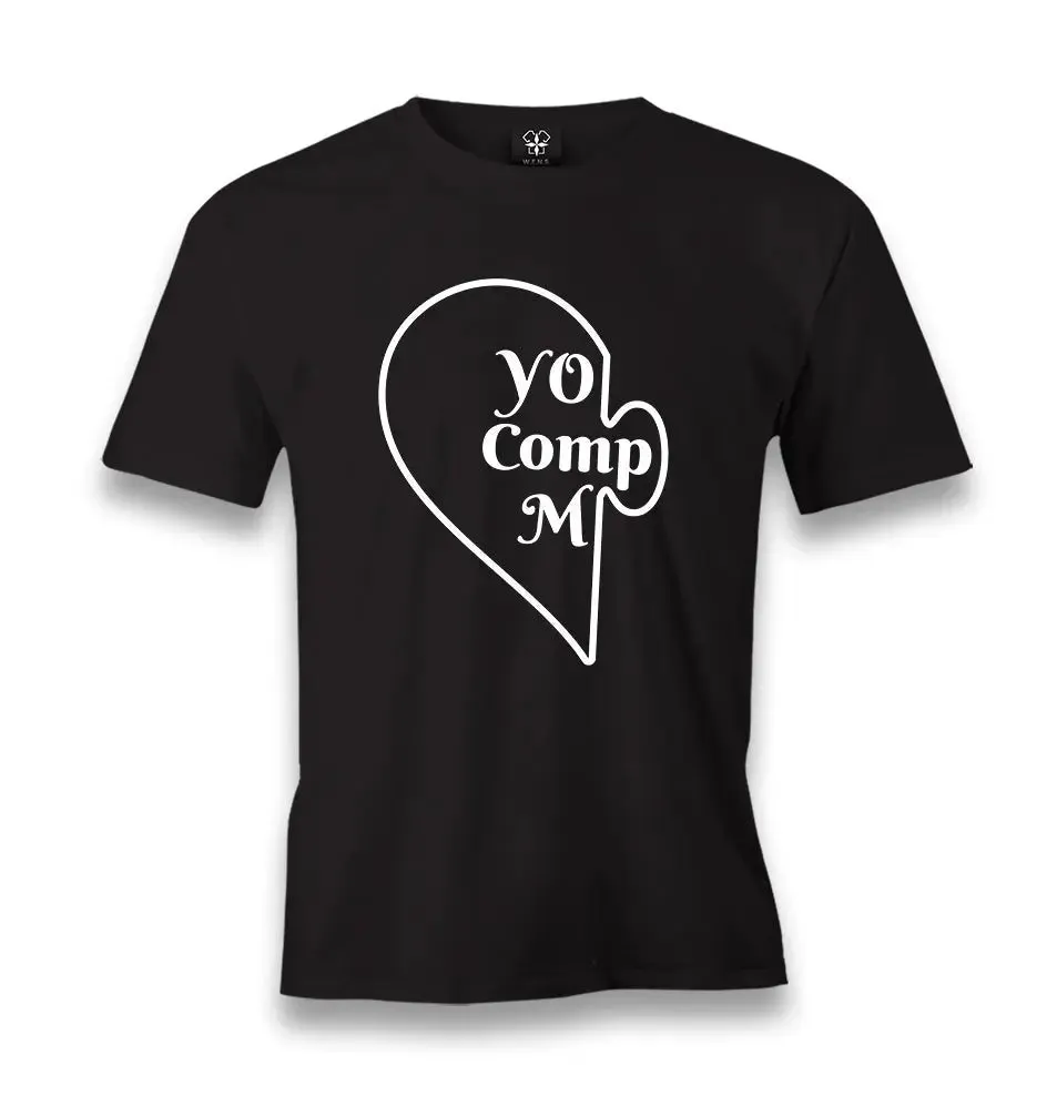 You Complete Me Left - Black Men's Black Tshirt