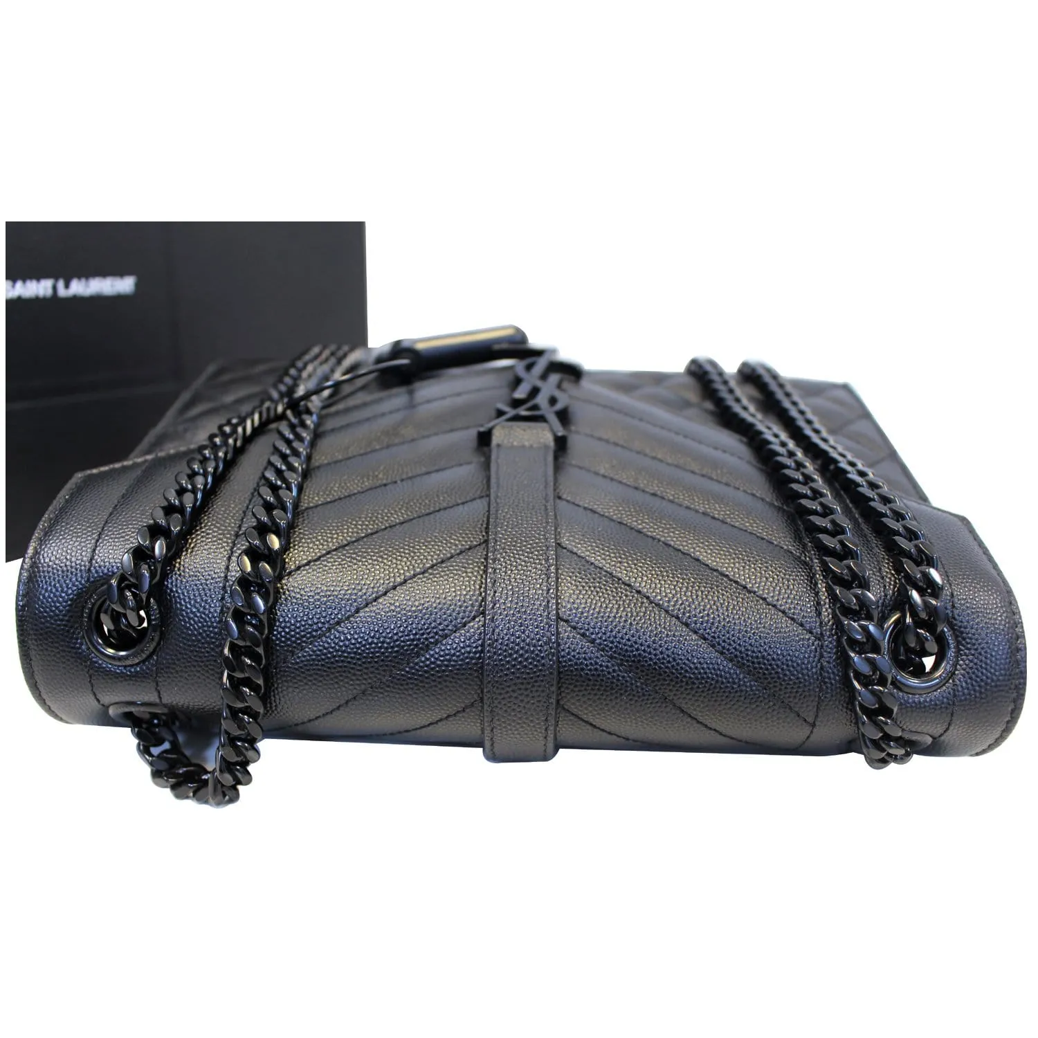 YVES Saint Laurent Envelope Medium Chain Shoulder Bag Black